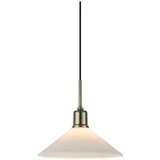 Markslöjd Bela/medeninasta viseča svetilka s steklenim senčilom ø 25 cm Vela – Cene