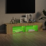 TV ormarić s LED svjetlima boja hrasta sonome 135 x 39 x 30 cm | shoptok.hr