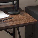  Stol s policom Smeđi hrast 100 x 50 x 86,5 cm Konstruirano drvo | shoptok.hr