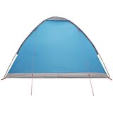 Kamping šator s krovom Plava 4 osobe Poliester i čelik | Eponuda.com