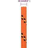  Vrv za čoln oranžna 16 mm 250 m polipropilen | Shoptok.si