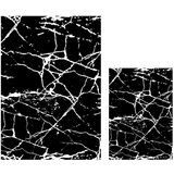 Mila Home set od 2 crno-bijele kupaonske prostirke Marble Cijene
