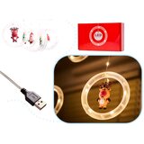  LED Zavjesa s Figuricama Toplo Bijela 3m 125 LED-ica | shoptok.hr