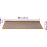  Ljepljivi tepisi za stepenice 30 kom 65x21x4 cm narančasti | shoptok.hr