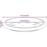  Lončki za rastline 6 pcs Kamnito rdeča Ø 22 x 18 cm Plastika, (5000207842) | Shoptok.si