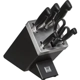 Vier Sterne Knife Block 7 pcs. grey