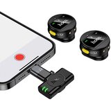 hoco. Bežični mikrofon bubica sa kućištem za Lightning i USB-C uređaje L22 crni | Eponuda.ba