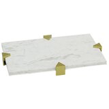 Schafer Schäfer mramorna pladanj 36 x 24 cm bijela Akoya | shoptok.hr