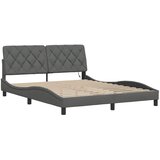 Okvir kreveta s LED-om bez madraca 160x200 cm od tkanine | shoptok.hr