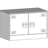 TV ormarići 2 kom ružičasti 67 x 39 x 44 cm čelični | shoptok.hr