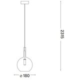Ideal Lux led luster na sajli empire 1xG9/3W/230V | Eponuda.com