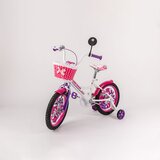 Eurobajk Bicikl za devojčice BMX 16 roze-beli