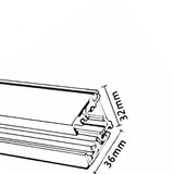 Bb Link trof šina 3M WSO-19B bela | ePonuda.com