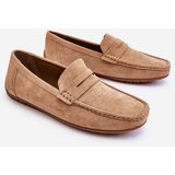 Boto marka niezdefiniowana Men's Suede Moccasins Beige Wesley | Shoptok.si