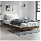 vidaXL Okvir za krevet boja hrasta 120 x 200 cm konstruirano drvo Cijene
