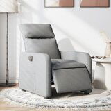 Maison Chic Električni naslanjač - Relax naslanjač svetlo sivo blago, (22062622) | Shoptok.si