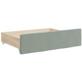  Dnevni krevet na razvlačenje svjetlosivi 90 x 200 cm baršunasti | shoptok.hr