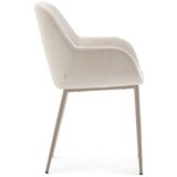 Kave Home Kremno bel jedilni stol Konna – | Shoptok.si