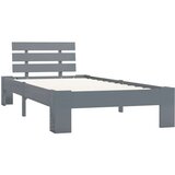  Za krevet od masivne borovine sivi 100 x 200 cm | shoptok.hr