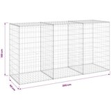  Gabionski zid s poklopcima od pocinčanog čelika 200x60x100 cm | shoptok.hr