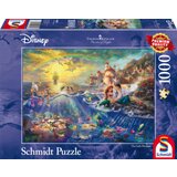 Schmidt Spiele Puzzle - Disneyjeva mala morska deklica Ariel - Thomas Kinkade, 1000 delov Cene