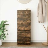  Komoda s ladicama dimljeni hrast 37,5x35x99cm konstruirano drvo | shoptok.hr