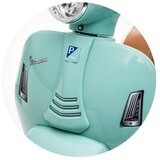 Vespa Mini Teal motor na akumulator Green Slike