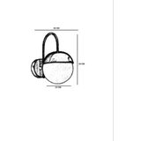 Opviq zidna lampa kure 8769 1P | ePonuda.com