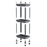Aberto Design Polica za odlaganje TKRLKKT-3K-3, 70x36x23 cm, Crna | ePonuda.com