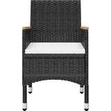  5-dijelni vrtni blagovaonski set crni | shoptok.hr