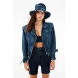 Trendyol X Zeynep Tosun Blue Waistcoat Denim Jacket | shoptok.hr