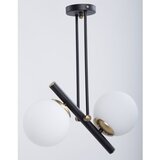 Squid Lighting črna/bela stropna svetilka s steklenim senčilom ø 15 cm Libra | Shoptok.si