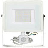 V-tac LED projector VT-50-S-W 50W SAMSUNG CHIP Motion sensor 3000K 4000lm (SKU 466) White | shoptok.hr