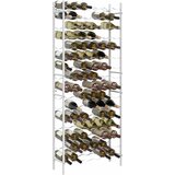 Stalak za vino za 96 boca bijeli metalni | shoptok.hr