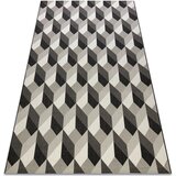 RugsX Preproge Preproga v videzu sisala FLAT 48624/690 KOCKI 200x290 cm Črna | Shoptok.si