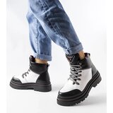 Gemre Black and white insulated hiking boots Solofra | Shoptok.si