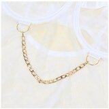 Subblime 954291 - prozirni body s lancem set - bijeli (L-XL) | shoptok.hr