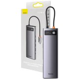 Baseus Vozlišče USB-C 12v1 Metal Gleam Series (siva) Cene
