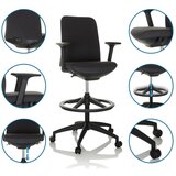 MID.YOU Pisarniški Stol Nestora Work, Črna | Shoptok.si