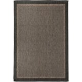vidaXL zunanja preproga ploščato tkanje 160x230 cm temno rjava | Shoptok.si