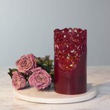 Star Trading LED svijeća od crvenog voska Clary, visina 15 cm | shoptok.hr