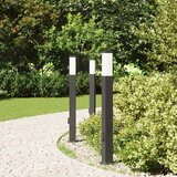  Stupić s utičnicom 3 kom 80 cm crne IP44 | shoptok.hr