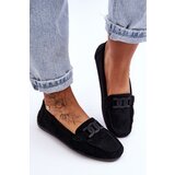Boto Women's Stylish Suede Loafers Black Rabell | Shoptok.si