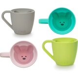 Melii Silicone Bear Mug skodelica Pink & Purple 2x145 ml Cene