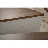 Hanah home stočić za dnevnu sobu orion - walnut, white walnutwhite coffee table | ePonuda.com