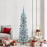  Umjetno božićno drvce Bijela 180 cm PVC i Metal i Plastika | shoptok.hr