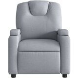 vidaXL Naslanjač svetlo siv blago | Shoptok.si