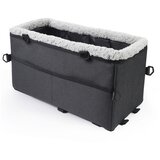 INF Udobna avtomobilska postelja za hišne ljubljenčke za sprednji sedež Black, (5000125454) | Shoptok.si