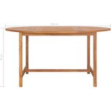  Vrtni stol 150 x 76 cm od masivne tikovine | shoptok.hr