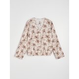 Sinsay Viskozna bluza s cvjetnim motivom | shoptok.hr